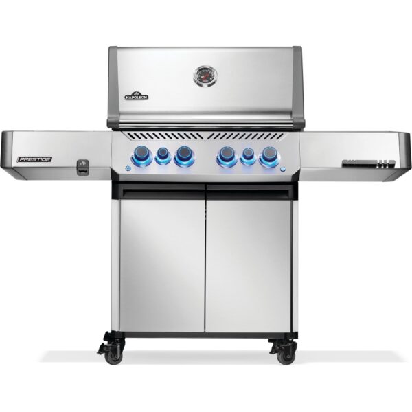Prestige® 500 au propane avec brûleurs latéral et arrière infrarouges, acier inoxydable